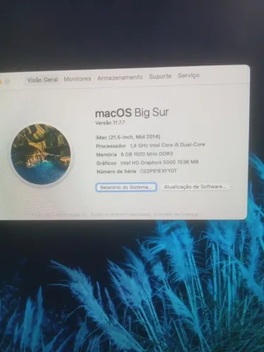 ? iMac Apple 21,5" - 8GB RAM - R$ 1.700
