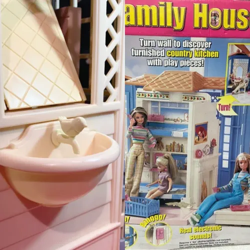 Torneira de Pássaro para Family Cottage House Barbie