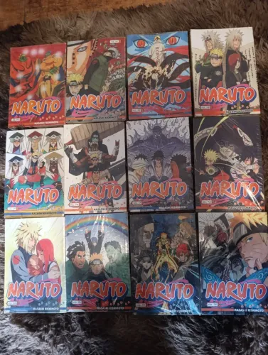 Naruto mangá lote 12 volumes RAROS
