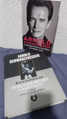 Livro musculação Arnold schwarzenegger, enciclopédia