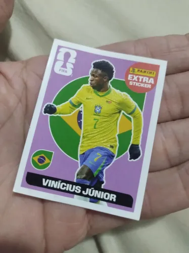 Figurinha Legend roxa Vini Junior