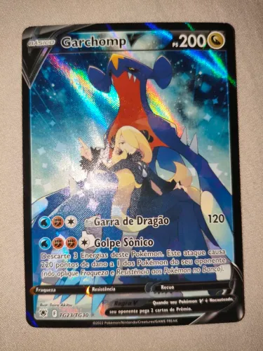 Carta Pokémon Garchmp V Tg23/Tg30