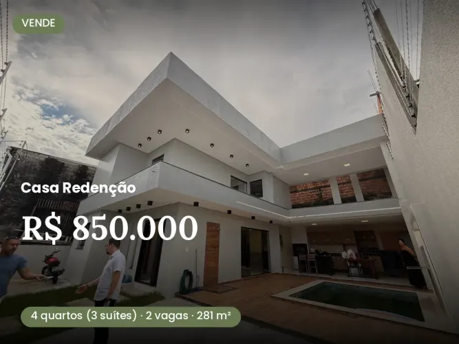 VENDO CASA DUPLEX ALTO PADRÃO - 4 QUARTOS