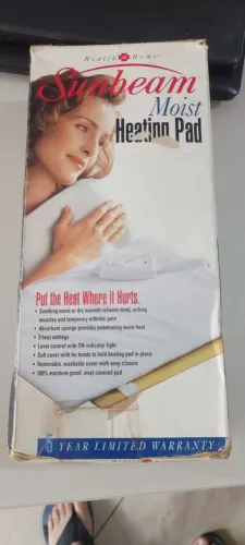 Almofada Térmica Elétrica Úmida (Moist Heating Pad) da marca Sunbeam, da linha Health at H