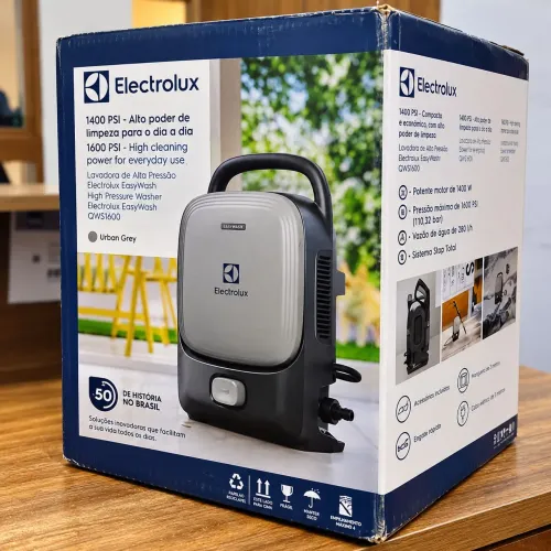 Lavadora Alta Pressão Electrolux 1600 PSI 1400W - EasyWash. NOVO LACRADO