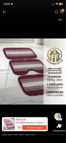 Jogo de banheiro