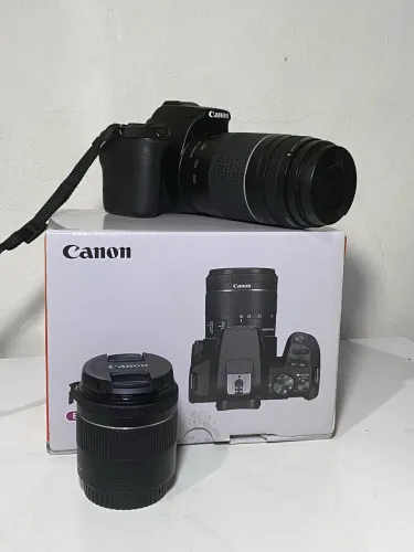 ? OPORTUNIDADE - Canon SL3 + Lente 18-55mm + Lente 75-300mm câmera com Nota Fiscal