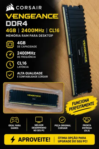 Memória Ram Corsair, Alta performance.