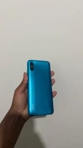 Redmi 9A 32GB Azul - Estado de Novo + Cabo e Fone de Ouvido