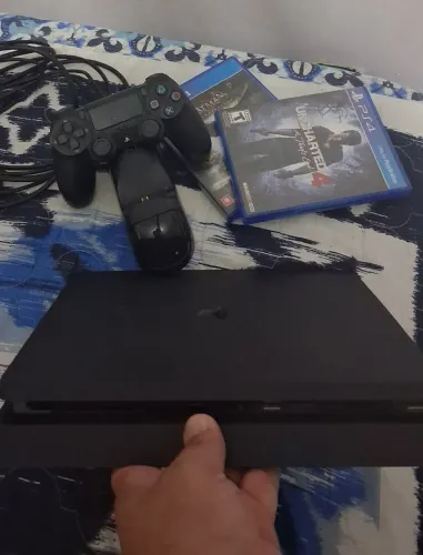 PS4 SLIM 1TB SUPER NOVO+6 JOGOS