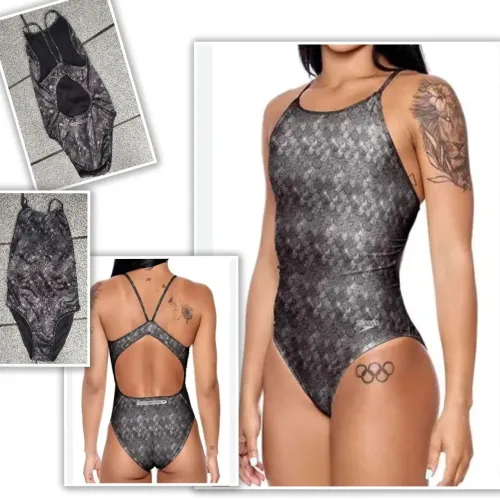 Maiô Speedo Original - Estampa Escamas Exclusiva