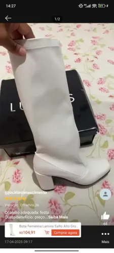 Bota cano longo
