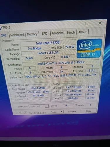 CPU Barbada Intel i7 3770 + 16 GB ram +SSD 120 GB + hd 500 GB + Placa de vídeo comum