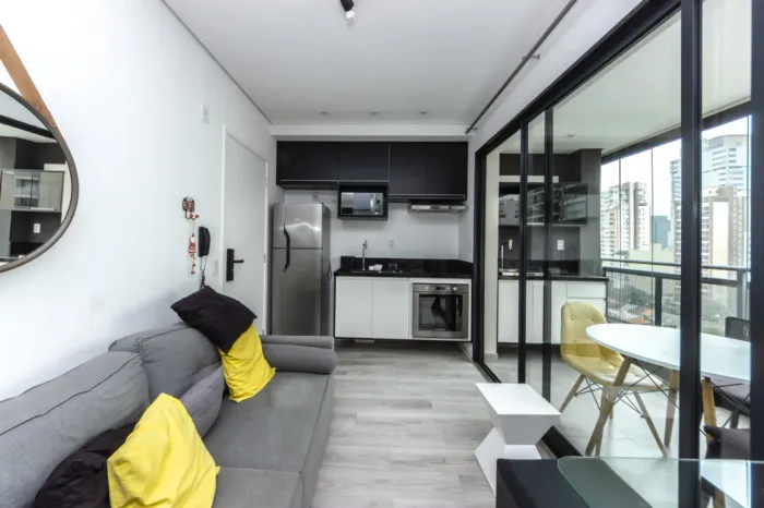 Apartamento para venda em Pinheiros com 1 quarto, sendo 1 suíte, 35m²