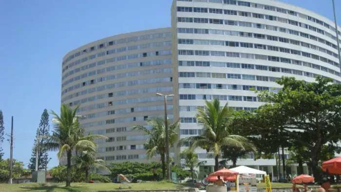 Temporada Peruíbe Frente Mar Apt 2 dorm - Prédio Redondo Promoção Seg a Quinta