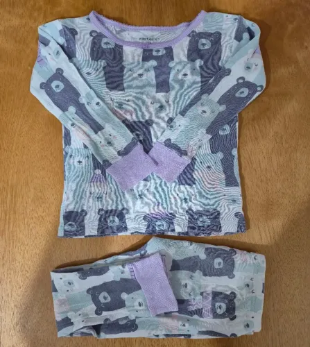 Pijama carters menina 3 anos