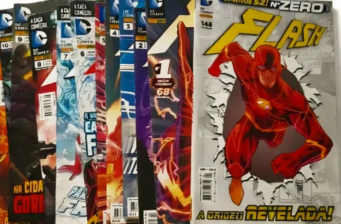 Coleçao de quadrinhos : The Flash novos 52, 0 ao 12