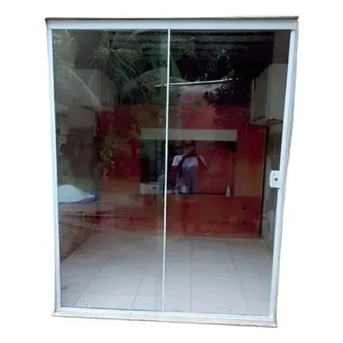 Porta de Correr em Vidro Temperado para Comércio - 2,30m x 2m