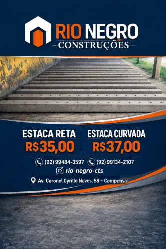 ESTACAS RETA E CURVADA