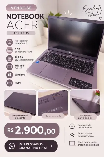 Notebook acer excelente