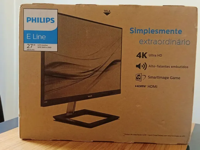 Monitor Philips 4K IPS, 27", NOVO