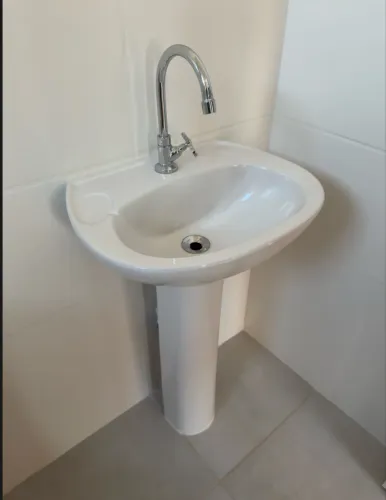 Pia lavatório com coluna 