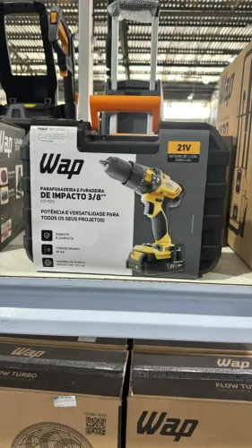 PARAFUSADEIRA / FURADEIRA DE IMPACTO 3/8" 10MM 21V K21 ID02 - 220V - WAP
