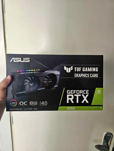 Placa de Vídeo GeForce RTX 3050 OC 8GB ASUS TUF GAMING