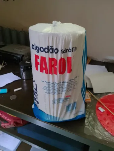 Rolo de algodão 