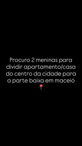 Busco meninas para dividir apartamento