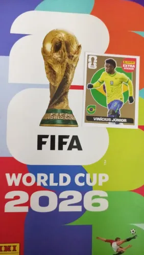 Figurinha Ouro Copa 2026 Vini Jr
