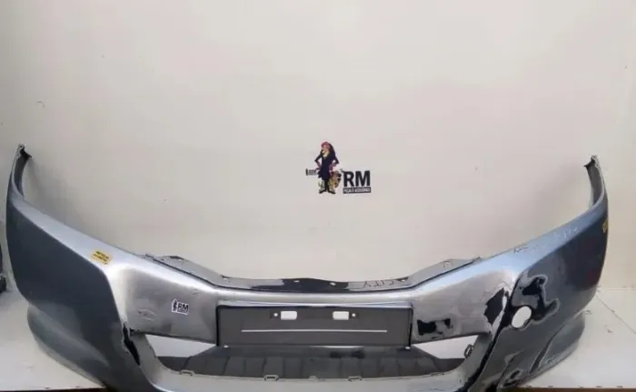 Parachoque Dianteiro Honda City 2009 A 2012 Cinza C/ Detalhe