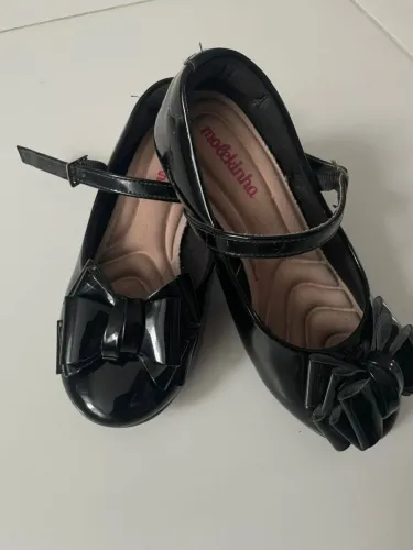 Sapatilha infantil boneca laço molekinha 