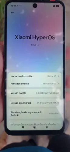Xiaomi Redmi 13 128GB impecável | Garantia | Caixa Original | PREÇO NEGOCIÁVEL 