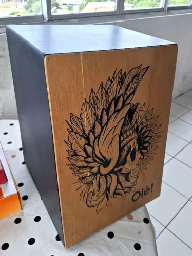 Cajon acústico Olé instrumento musical