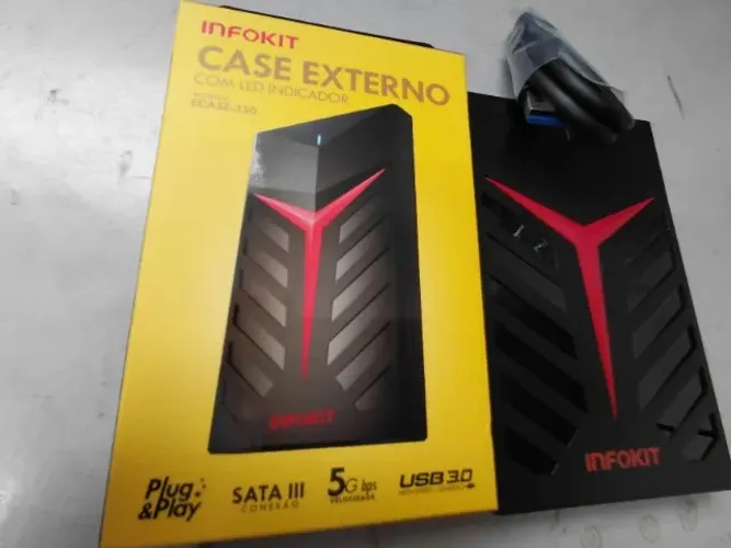 Hd Externo 500Gb Usb 3.0 Novo Funciona Xbox One e Ps4 Fotos Arquivos