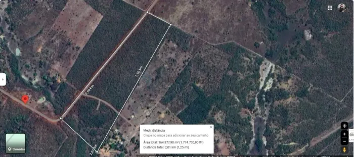 chácara de 13,86 hectares toda no cerradão bruto sem benfeitorias