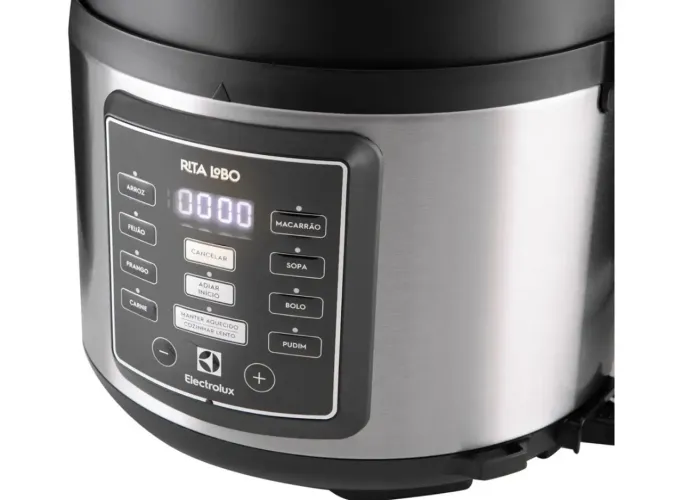 Panela de Pressão Elétrica Electrolux 5L Inox 1000W Experience Rita Lobo