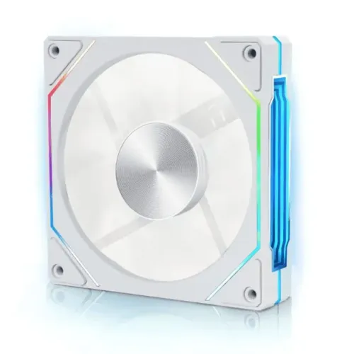 Cooler Fan Round5 Nordwind Reverse White, 120mm, PWM, ARGB - R5-NORDWIND-RV-W-2198