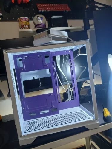 Gabinete Gamer Mancer CV100 Purple Edition, Mid-Tower, Lateral De Vidro
