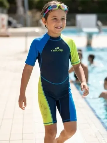Macacão de natação infantil 