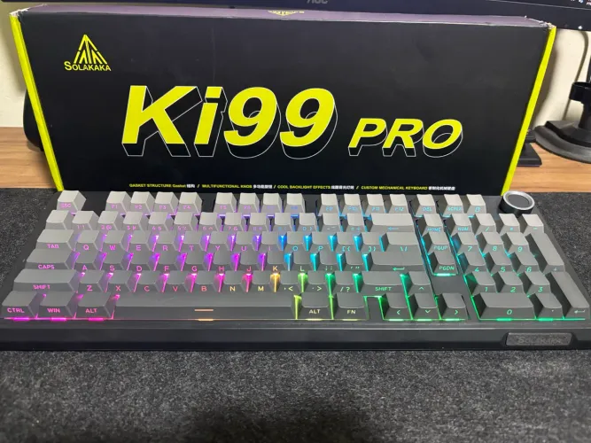 Teclado mecânico sem fio Solakaka Ki99 pro