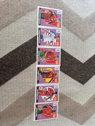 6 FIGURINHAS LEGEND?S BASE/BORDO - COPA DE 2026