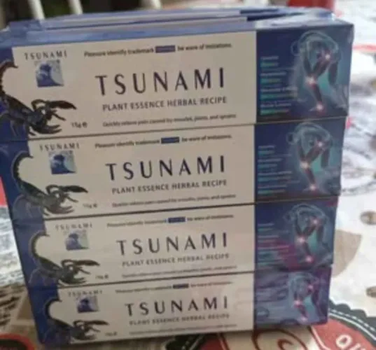 Tsunami pomada de massagem