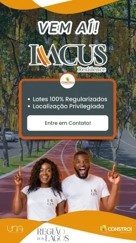 Lacus Residence loteamento com Lago maravilhoso para seu lazer Entrada Parcelada
