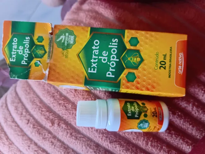 Extrato de própolis para ripas e resfriado