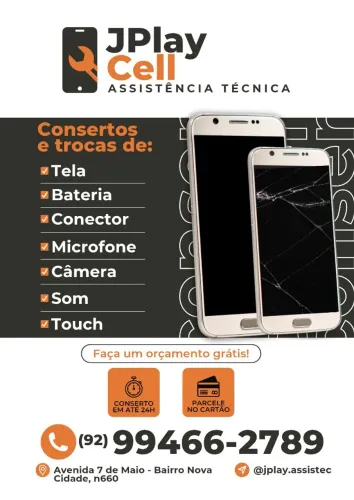 Troca de tela com 3 meses de garantia