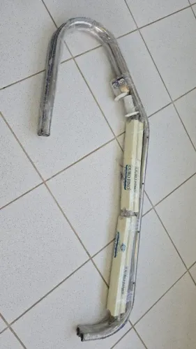 Escada P/piscina 5 Degraus Abs - Ouro Fino ( Produto Novo )