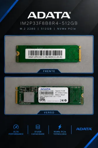SSD NVMe M.2 DA ADATA DE 512 gb