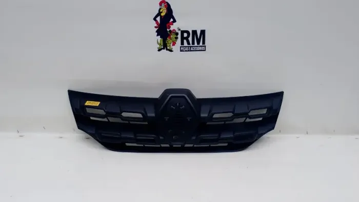 Grade Dianteira Radiador Kwid 2017 A 2022 Original Preto Preto